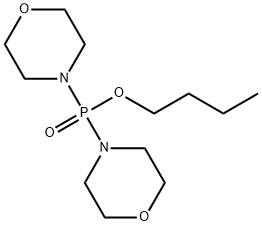 Phosphinic acid, di-4-morpholinyl-, butyl ester (9CI) 结构式