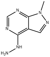 4-肼基-1-甲基-1H-吡唑并[3,4-D]嘧啶 结构式