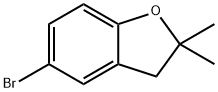 5-溴-2,2-二甲基-2,3-二氢苯并呋喃 结构式