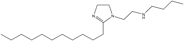 1H-Imidazole-1-ethanamine,N-butyl-4,5-dihydro-2-undecyl- 结构式