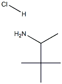 2-氨基-3,3-二甲基丁烷盐酸盐 结构式