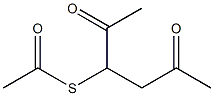 3-乙酰硫基-2,5-己二酮 结构式