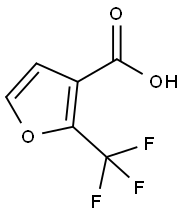 2-(三氟甲基)呋喃-3-羧酸 结构式