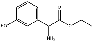 RS-3-羟基苯甘氨酸乙酯 结构式