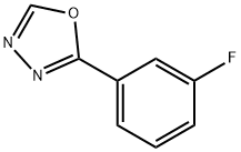 2-(3-氟苯基)-1,3,4-噁二唑 结构式