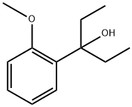 3-(2-METHOXYPHENYL)PENTAN-3-OL 结构式