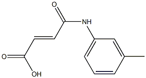 (2E)-4-[(3-methylphenyl)amino]-4-oxobut-2-enoic acid 结构式