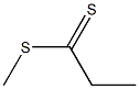 甲基丙烷(二硫代) 结构式
