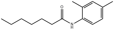 N-(2,4-dimethylphenyl)heptanamide 结构式