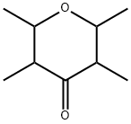 2,3,5,6-四甲基四氢吡喃-4-酮 结构式