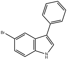 5-BROMO-3-PHENYL-1H-INDOLE 结构式