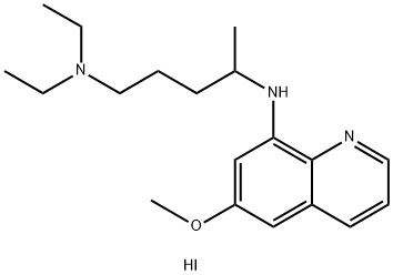N,N-diethyl-N-(6-methoxyquinolin-8-yl)pentane-1,4-diamine 结构式
