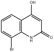 8-Bromo-4-hydroxy-1H-quinolin-2-one 结构式