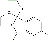 1-fluoro-4-(triethoxymethyl)benzene 结构式