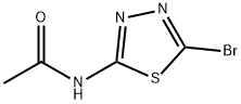 N-(5-Bromo-1,3,4-thiadiazol-2-yl)acetamide 结构式