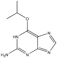 2-氨基-6-异丙氧基嘌呤 结构式