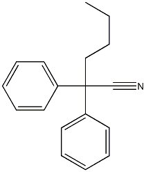 Benzeneacetonitrile, a-butyl-a-phenyl- 结构式