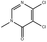 5,6-二氯-3-甲基嘧啶-4(3H)-酮 结构式