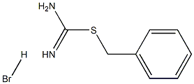 (benzylsulfanyl)methanimidamide hydrobromide 结构式