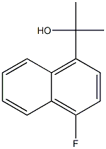 2-(4-fluoronaphthalen-1-yl)propan-2-ol 结构式