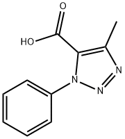 5-METHYL-3-PHENYL-3H-[1,2,3]TRIAZOLE-4-CARBOXYLIC ACID 结构式