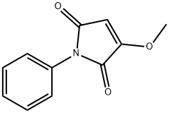 3-Methoxy-1-phenyl-pyrrole-2,5-dione 结构式