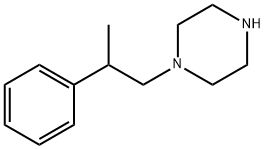 1-(2-phenylpropyl)piperazine 结构式