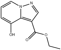 4-羟基吡唑并[1,5-A]吡啶-3-羧酸乙酯 结构式