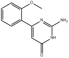 2-AMINO-6-(2-METHOXYPHENYL)PYRIMIDIN-4-OL 结构式