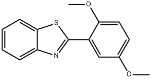 2-(2,5-Dimethoxy-phenyl)-benzothiazole 结构式