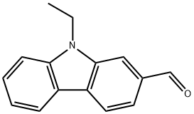 9-乙基-9H-卡巴唑-2-羧醛 结构式