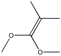 1-Propene, 1,1-dimethoxy-2-methyl- 结构式