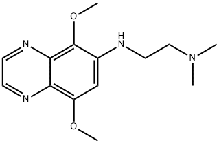 N-(5,8-DIMETHOXYQUINOXALIN-6-YL)-N',N'-DIMETHYLETHANE-1,2-DIAMINE 结构式
