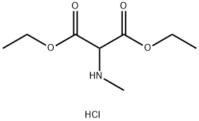 二乙基2-(甲基氨基)丙二酸二乙酯盐酸盐 结构式