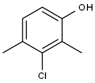 2,4-二甲基-3-氯苯酚 结构式