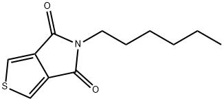 5-hexyl-4H-thieno[3,4-c]pyrrole-4,6(5H)-dione 结构式