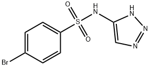 Benzenesulfonamide,4-bromo-N-1H-1,2,3-triazol-5-yl- 结构式