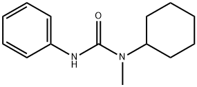 1-cyclohexyl-1-methyl-3-phenylurea 结构式