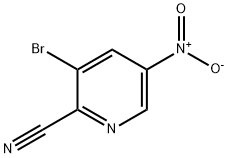 3-BROMO-5-NITROPICOLINONITRILE 结构式