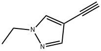 1-乙基-4-乙炔基-1H-吡唑 结构式