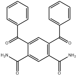 4,6-二苯甲酰基-1,3-苯二甲酰胺 结构式
