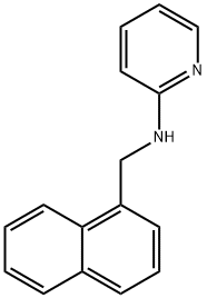 N-(naphthalen-1-ylmethyl)pyridin-2-amine 结构式