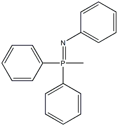 Benzenamine,N-(methyldiphenylphosphoranylidene)- 结构式