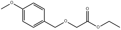 2-[(4-甲氧基苯基)甲氧基]乙酸乙酯 结构式