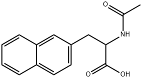 N-乙酰基-DL-3-(2-萘基)丙氨酸 结构式