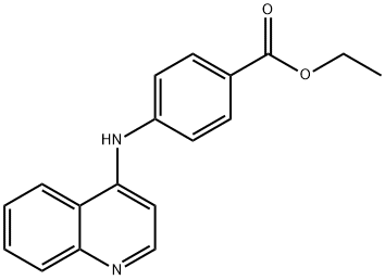 ethyl 4-(quinolin-4-ylamino)benzoate 结构式