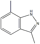 3,7-Dimethyl-1H-indazole 结构式