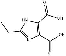 2-乙基-1H-咪唑-4,5-二羧酸 结构式