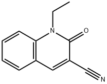 1-Ethyl-2-oxo-1,2-dihydro-quinoline-3-carbonitrile 结构式