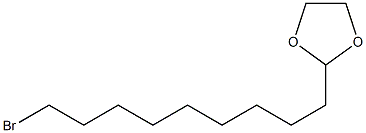 1,3-Dioxolane, 2-(9-bromononyl)- 结构式